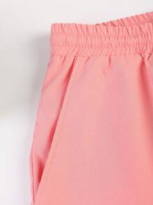 Manfinity RSRT Bộ hai mảnh Nam Dây kéo Túi Nút phía trước màu trơn Giải trí - Bụi hồng - Xem 3