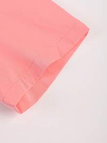Manfinity RSRT Bộ hai mảnh Nam Dây kéo Túi Nút phía trước màu trơn Giải trí - Bụi hồng - Xem 4