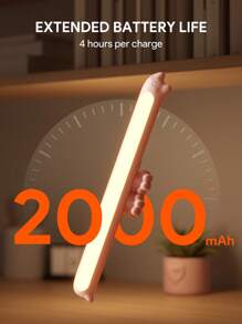 JMMO Đèn chiếu sáng dưới tủ không dây, đèn ngủ sạc USB không dây, 3 chế độ chiếu sáng, đế từ tính, quà tặng Giáng sinh, vật dụng cần thiết cho kỳ nghỉ thu đông, cắm trại, phụ kiện du lịch, đồ dùng cắm trại - Hồng - Xem 4