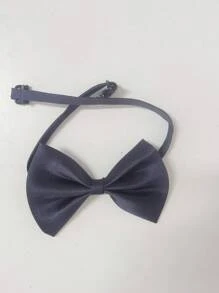 Young Boy Bow Front Shirt & Suspender Shorts