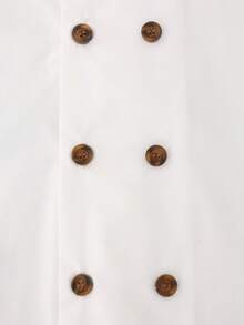 SHEIN Bộ thời trang bé trai Nút đôi Nơ trước Nút phía trước Khối Màu Buổi tiệc - Nhiều màu - Xem 3