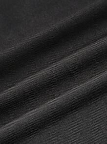 SHEIN BASICS Women Tops/Summer\Off-The-Shoulder Top - Dark Grey - View 3