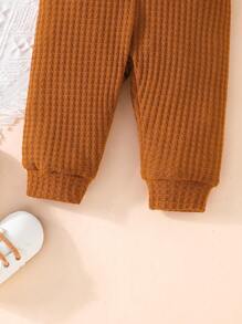 嬰兒男寶寶3入組打結前帶汗褲 - 彩色 - 查看 7