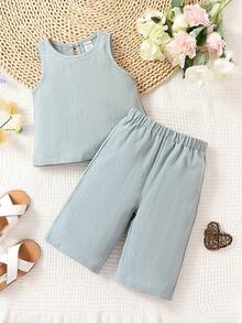 Bộ đồ Em bé màu trơn - Xám - Xem 7