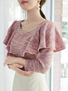 DAZY Áo thun nữ màu trơn Giải trí - Hồng - Xem 7