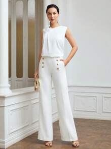 MOTF PREMIUM Blusa flor aplique - Blanco - Ver 6