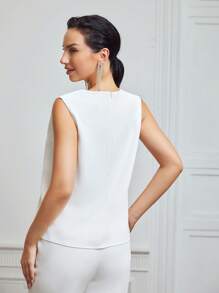 MOTF PREMIUM Blusa flor aplique - Blanco - Ver 8