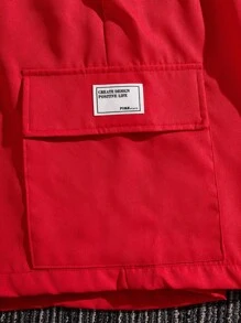 Manfinity VCAY 男士宽松卡通字母印花落肩短袖 T 恤和短裤套装 - 彩色 - 查看 5