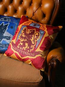 HARRY POTTER X SHEIN 1pc Cartoon Graphic Cushion Cover Without Filler, Modern Polyester Decorative Throw Pillow Cover For Home - Multicolor - View 3