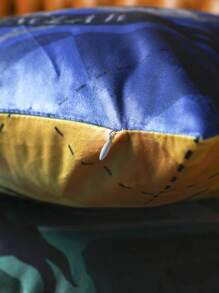 HARRY POTTER X SHEIN 1pc Cartoon Graphic Cushion Cover Without Filler, Modern Polyester Decorative Throw Pillow Cover For Home - Multicolor - View 6