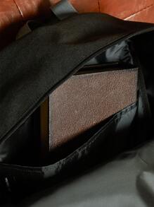 HARRY POTTER X SHEIN Large Capacity,Waterproof,Classic,Casual Medium Classic Backpack Graphic Preppy Adjustable-Strap For Teen Girls Women College Students Perfect For,College,Work,Business,Commute,Outdoors,Outings, Lightweight & Durable Small Backpack, Mini Backpack For Back To School & Travel,,Harrypotter,Gifts - Black - View 5