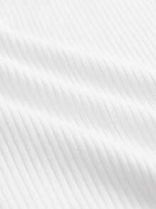 SHEIN BASICS 撞色滾邊背心上衣