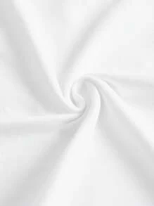 SHEIN BASICS Contrast Binding Crop Cami Top - White - View 8