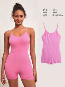 SHEIN BASICS Đơn vị Nữ màu trơn - Hồng - Xem 1