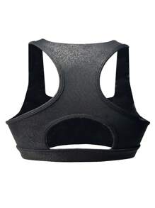 Easithlete 重大影響強力遮瑕運動型文胸 - 黑色 - 查看 8