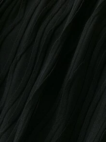 Calvaya Plus Solid Elastic Waist Shorts - Black - View 5