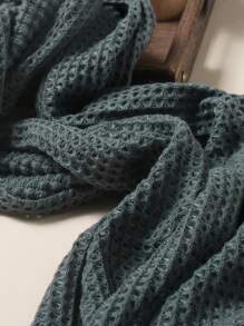 Newborn Photography Solid Blanket & Pillow - Dusty Blue - View 5