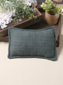 Newborn Photography Solid Blanket & Pillow - Dusty Blue - View 6
