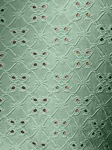 SHEIN Privé 泡泡袖網眼刺繡連體衣 - 薄荷綠 - 查看 6