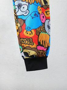 SHEIN 男孩卡通圖案衛褲