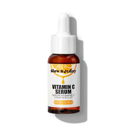 Slow Sunday Brightening Boost Vitamin C Serum, For Face, Anti Aging Face Serum With Vitamin C, Hyaluronic Acid, Vitamin E, Brightening Serum For Dark Spots, Even Skin Tone, Eye Area, Fine Lines & Wrinkles, Improves Dullness, Reduce Wrinkles, Hydrating Primer, Smooth Fine Line, Pore Minimizing Smooth & Blur Primer, Suitable For Summer, Y2K, Ideal For Party