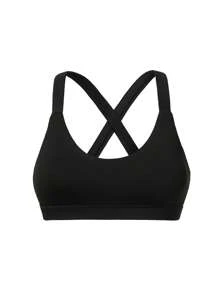 Easithlete 3 件套字母印花背心和运动胸罩和图案紧身裤健身服健身女士套装 - 彩色 - 查看 2