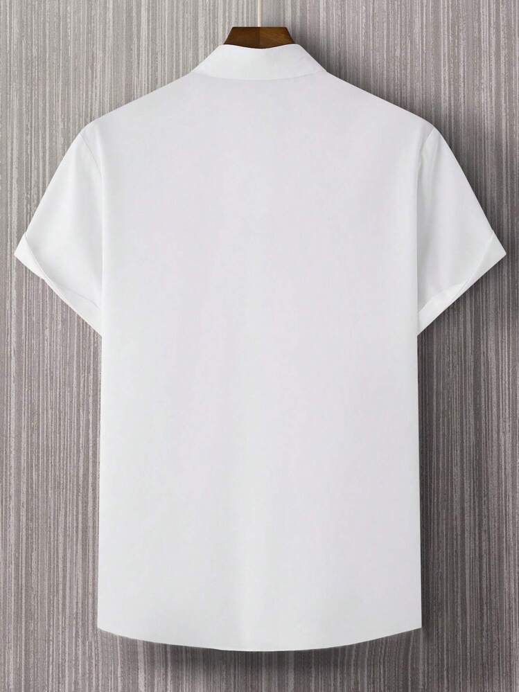 Manfinity Homme Herr Skjorta - Vitt - Visa 2