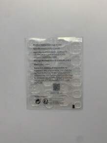 ROMWE 24pcs Short Almond Cartoon Frog & Cherry Pattern Fake Nail Kit - Nhiều màu - Xem 3