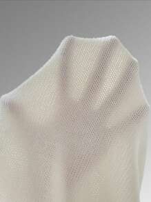 SHEIN Unity Skull Pattern Sweater Vest Without Blouse - Black and White - View 7