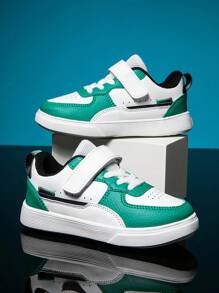 Giày trẻ em hai tông màu thoáng khí Móc và vòng dây buộc Giày trượt băng cho hoạt động ngoài trời - Nhiều màu - Xem 2