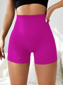 SHEIN Sport Studio Seamless Wide Waistband Sports Shorts