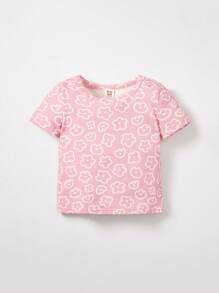 Cozy Pixies 嬰兒印花T恤和背心上衣和短褲不附帶髮箍和鞋 - 彩色 - 查看 6