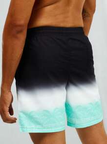 Surfspeed 男士漸層腰部抽繩泳褲 - 彩色 - 查看 2