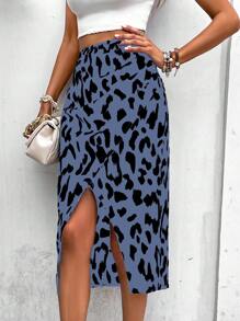 SHEIN LUNE In Toàn bộ Bao bên Váy - Màu tím - Xem 1