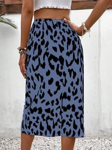 SHEIN LUNE In Toàn bộ Bao bên Váy - Màu tím - Xem 2