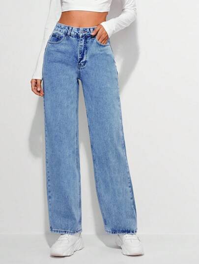 RueChic Straight Leg Jeans