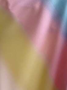 SHEIN Unity Ombre Print Batwing Sleeve Open Front Coat & Tube Top