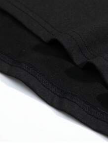 Manfinity EZcore 男士骷髏&標語圖案T恤 - 黑色 - 查看 4