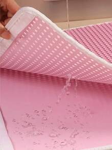 1pc Double Layer Cat Litter Mat - Pink - View 5