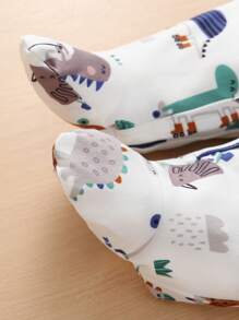 嬰兒男孩3入組條紋和恐龍印花連腳睡衣 - 彩色 - 查看 6