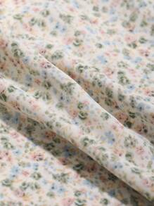 DAZY Ditsy Floral Print A-Line Skirt