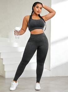 Plus Solid Sports Set - Dark Grey - View 3