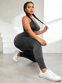 Plus Solid Sports Set - Dark Grey - View 4