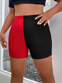 Flirla Quần lót kích thước lớn Khối Màu Giải trí - Nhiều màu - Xem 4