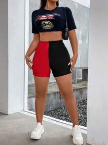 Flirla Quần lót kích thước lớn Khối Màu Giải trí - Nhiều màu - Xem 8