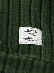 SHEIN Mali chłopcy Dekoracyjne naszycie z napisem Bluza i spodnie dresowe & Kapelusz