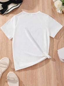 Tops con gái Thú vật Giải trí - trắng - Xem 2