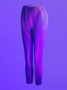 Quần Leggings Thể thao Nữ Cà vạt nhuộm - Nhiều màu - Xem 7