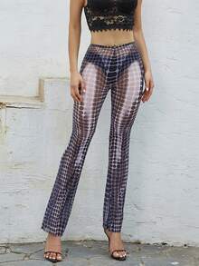 Quần nữ cắt Cà vạt nhuộm Gợi cảm - màu đen - Xem 4