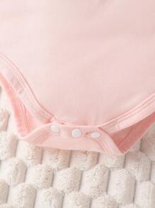 Baby Girl Heart Print Long Sleeve Pink Hoodie And Leopard Print Pants Set For Spring And Autumn
